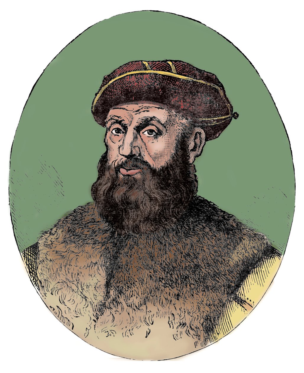 Ferdinand Magellan c1480-1521, portugalski odkrywca, 1904. autorstwa Unbekannt