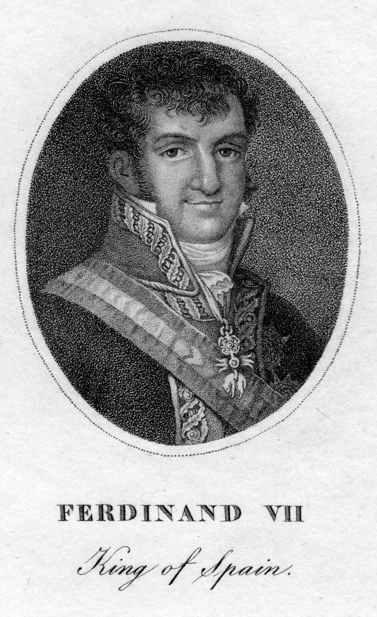 Ferdynand VII, król Hiszpanii, XIX w. autorstwa Unbekannt