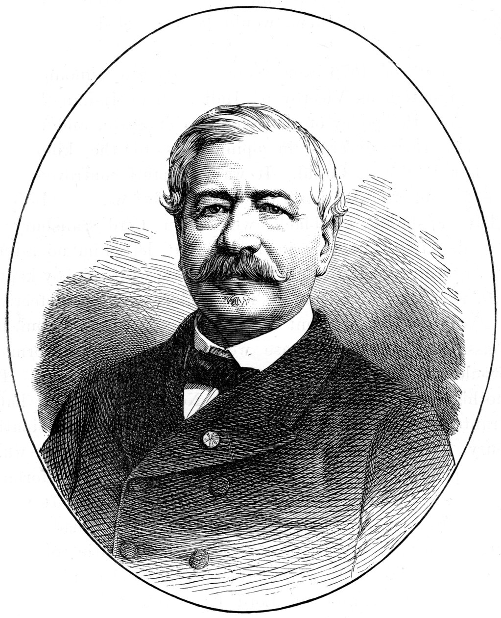 Ferdinand de Lesseps, XIX-wieczny francuski dyplomata i przedsiębiorca, 1900 autorstwa Unbekannt