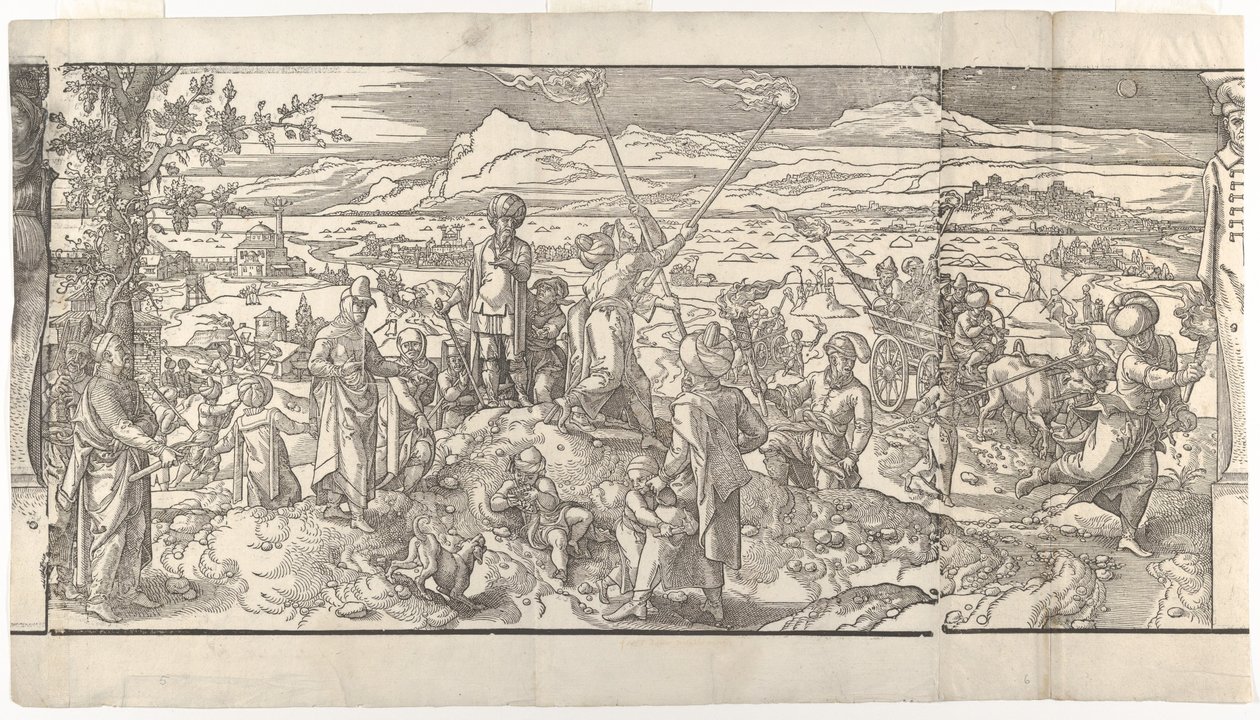 Święto nowiu z fryzu Ces Moeurs et fachons de faire de Turcz Customs ..., 1553. autorstwa Unbekannt