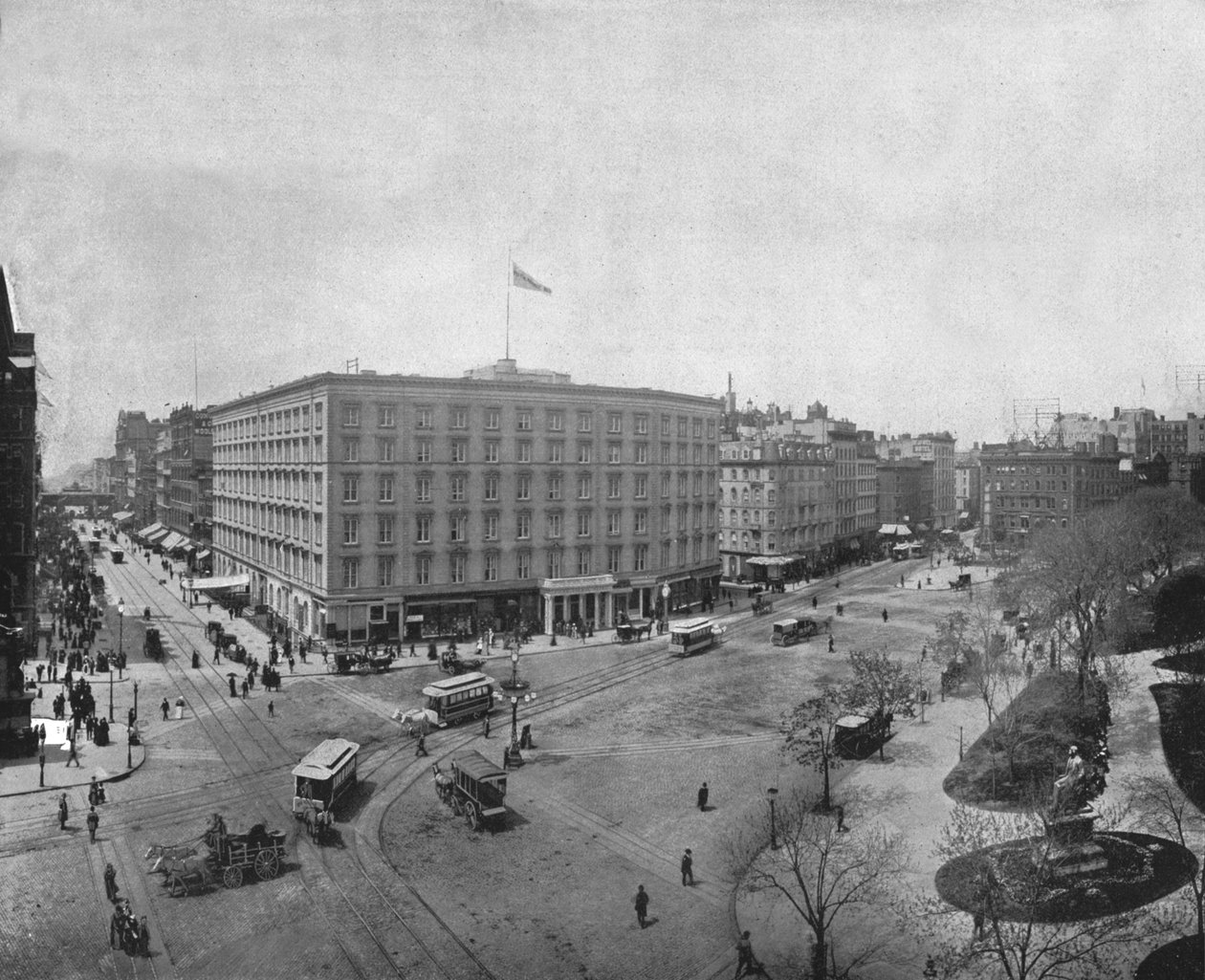 Piąta Aleja i Madison Square, Nowy Jork, USA, ok. 1900. autorstwa Unbekannt