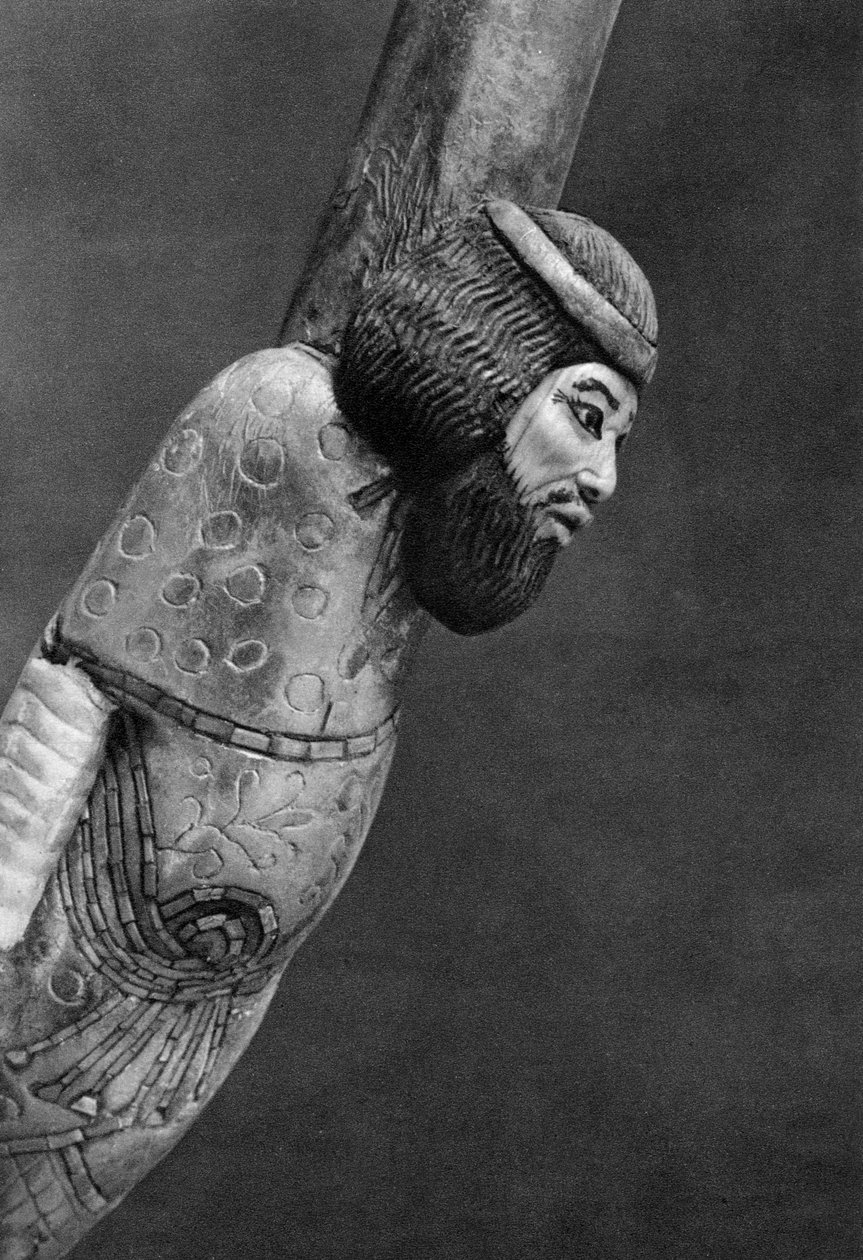 Figura mężczyzny azjatyckiego, c1350 pne 1936 autorstwa Unbekannt