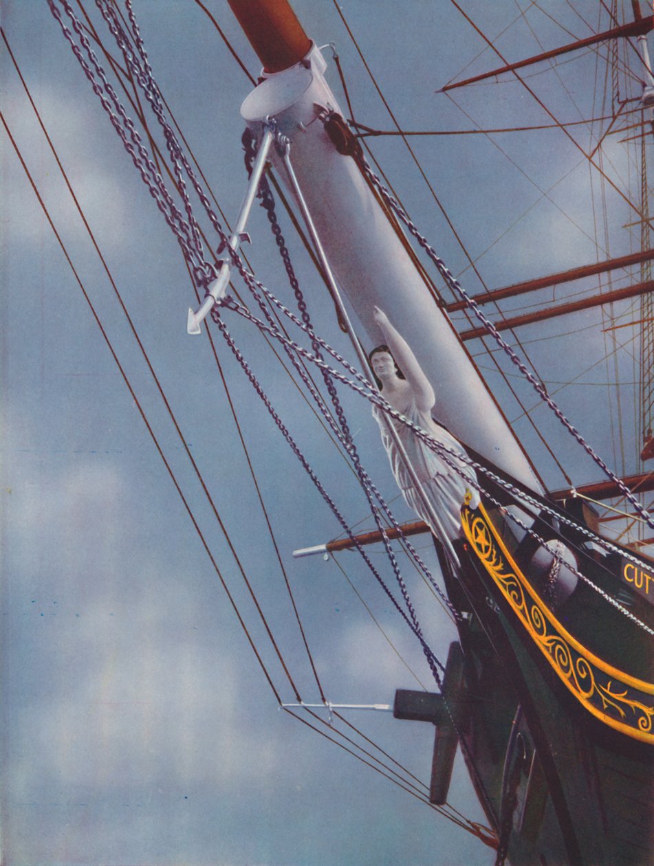 Figurka słynnego Cutty Sark figurki Niania czarownicy, 1936 autorstwa Unbekannt