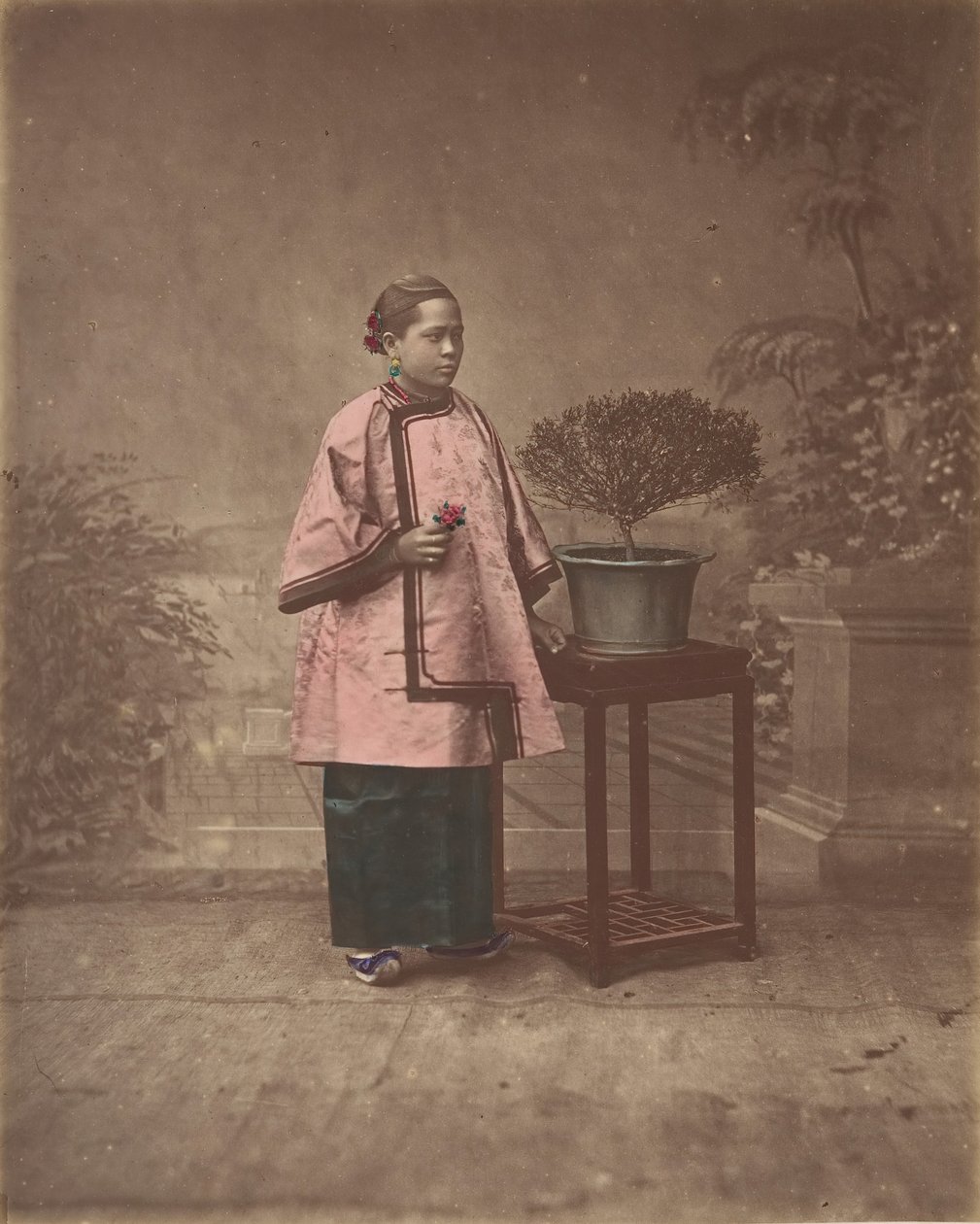 Dziewczyna z Szanghaju, 1870. autorstwa Unbekannt