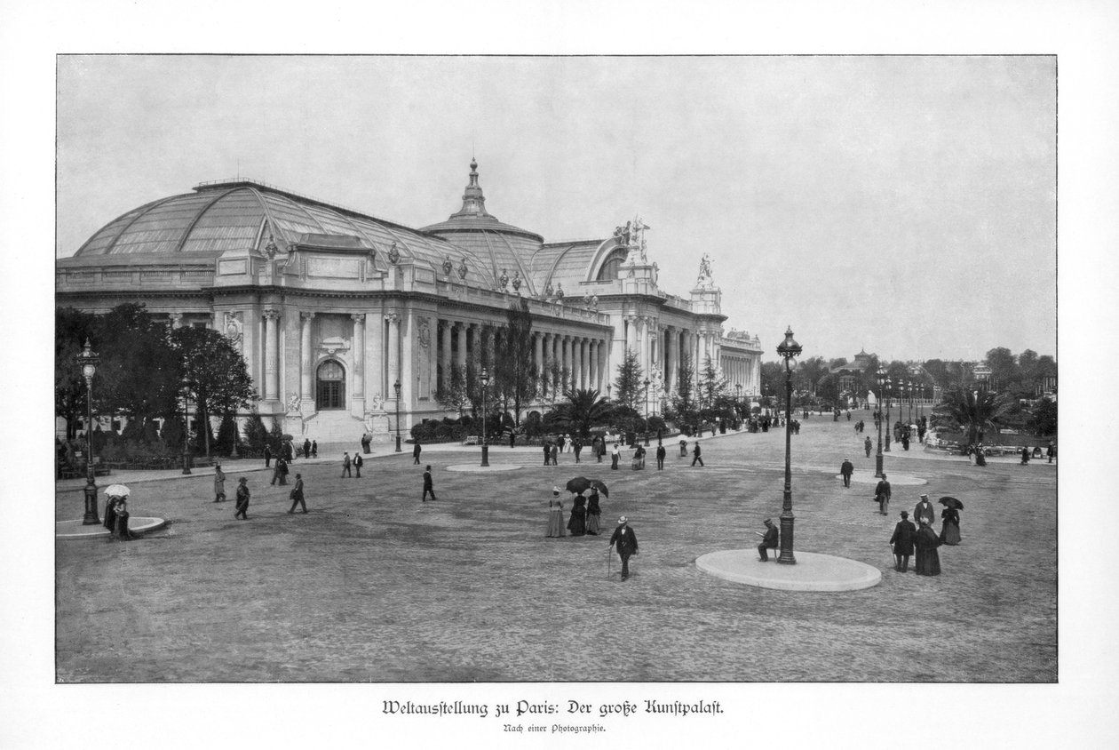 Pałac Sztuk Pięknych, Wystawa Światowa w Paryżu, 1889, 1900 autorstwa Unbekannt