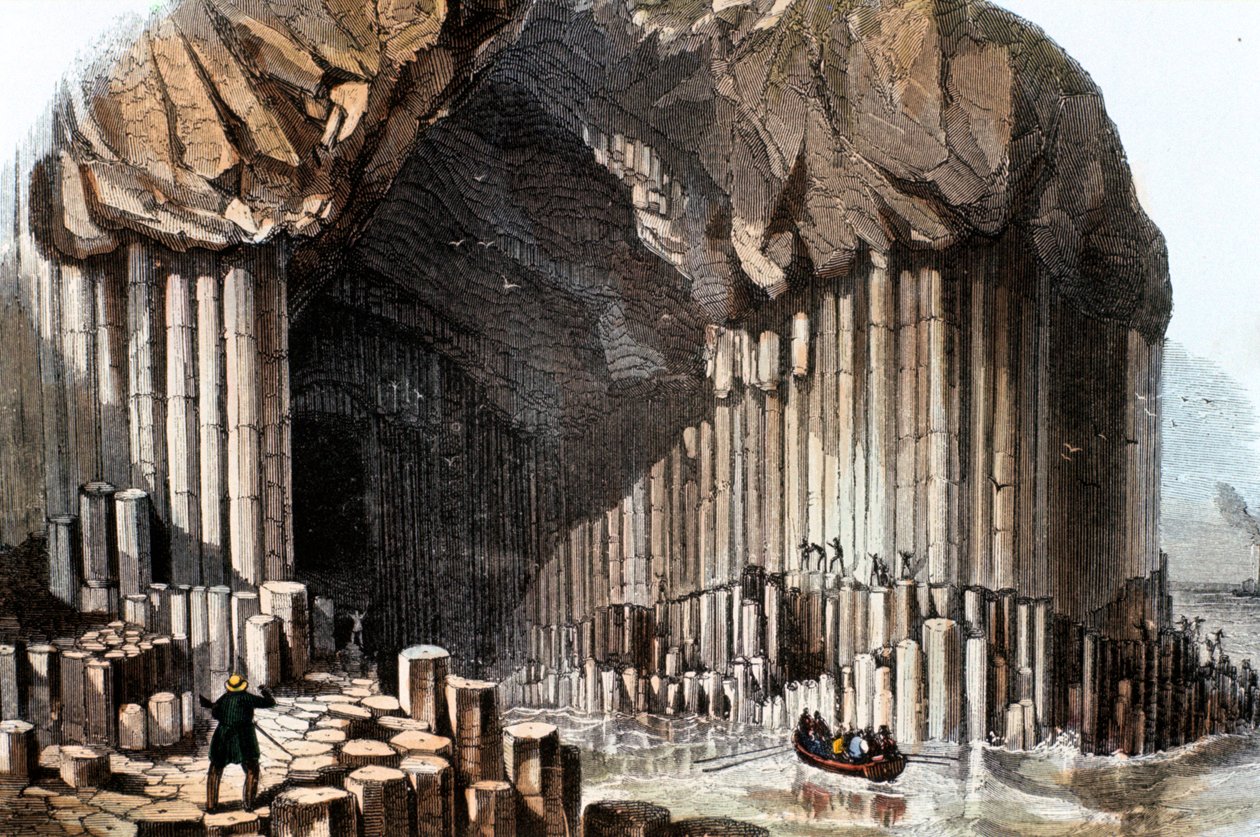 Jaskinia Fingalsa, 1849 autorstwa Unbekannt