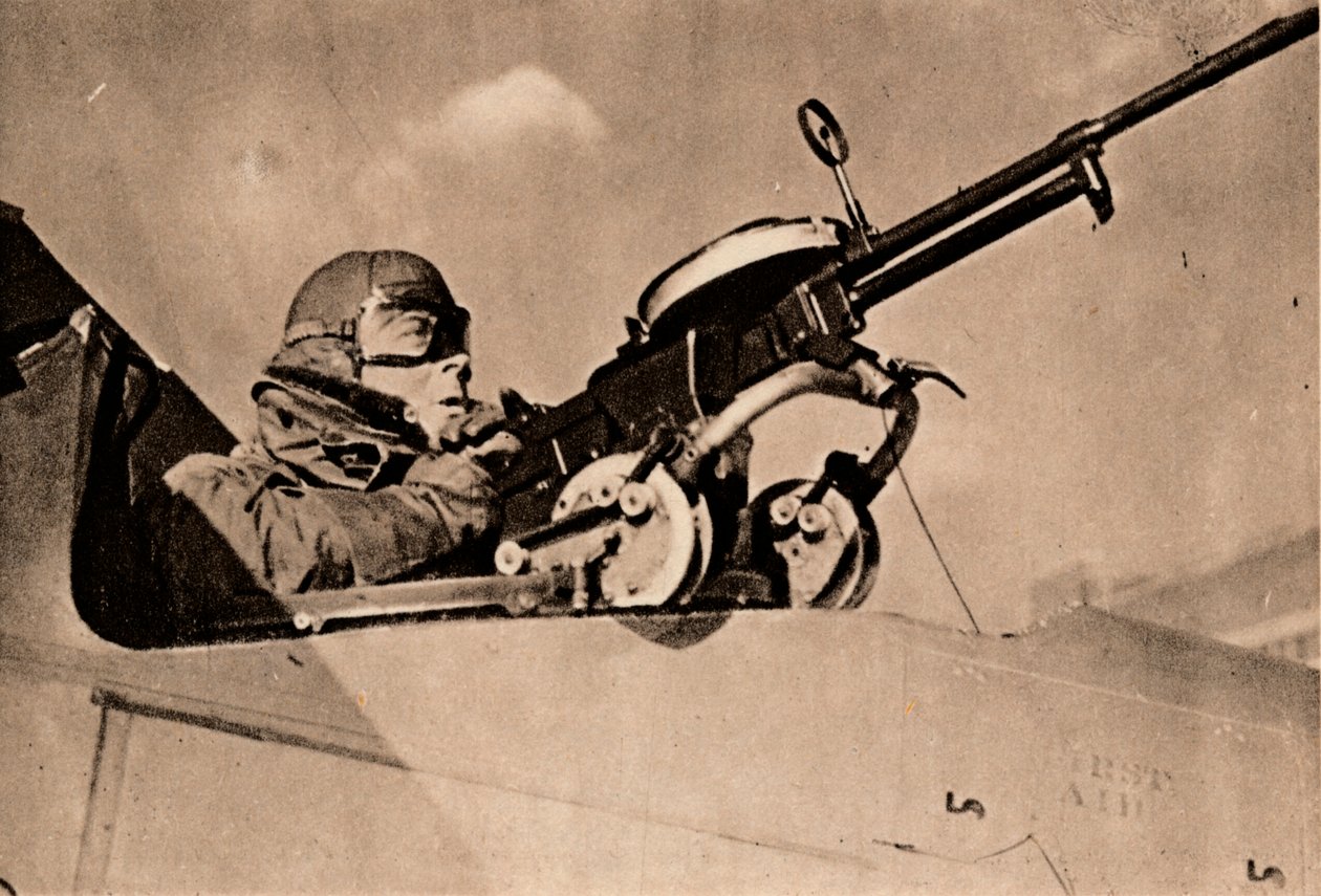 Ćwiczenia strzeleckie w holowanym celu, 1940 autorstwa Unbekannt