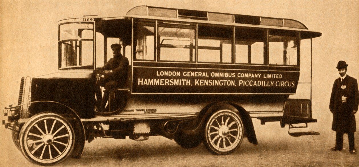 Pierwsza LGOC Autobus silnikowy, 1904, 1933. autorstwa Unbekannt