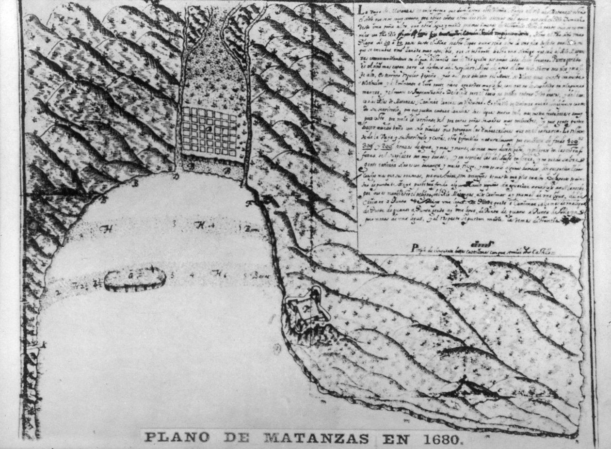 Pierwsze rysunki Matanzas, 1680, 1920 autorstwa Unbekannt