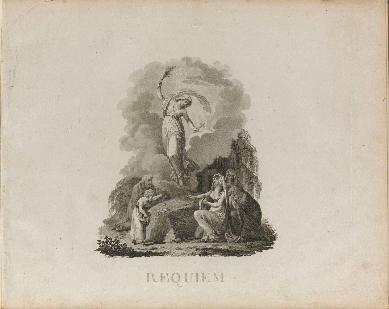 Pierwsze wydanie Requiem d-moll KV 626 Wolfganga Amadeusza Mozarta, ok. 1930. 1800. autorstwa Unbekannt