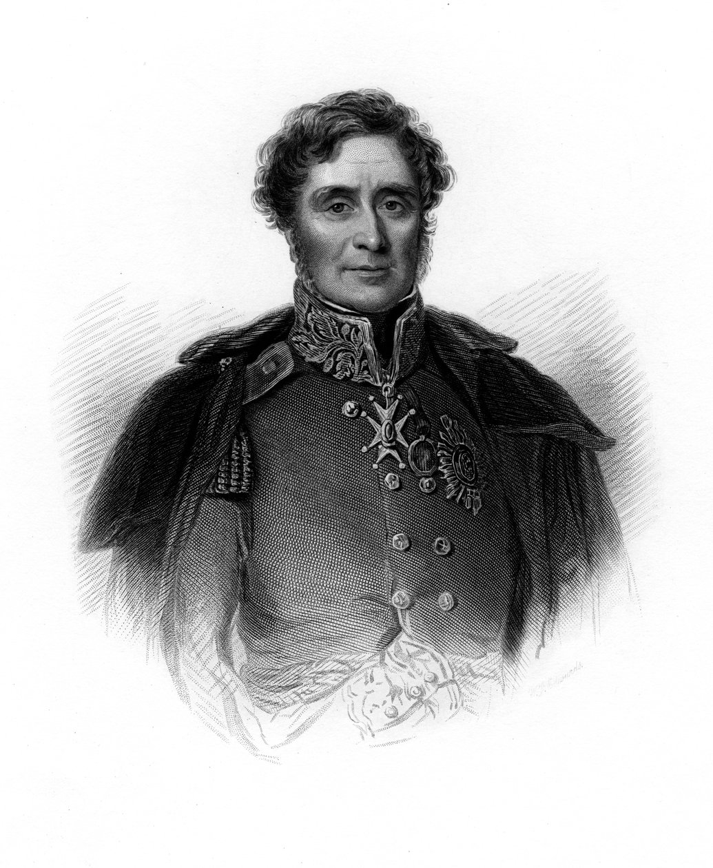 Fitzroy James Henry Somerset, 1. baron Raglan, angielski żołnierz, ok. 1860 r. autorstwa Unbekannt