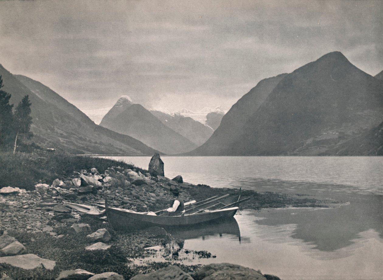 Fjaerlandsfjord, 1914. autorstwa Unbekannt