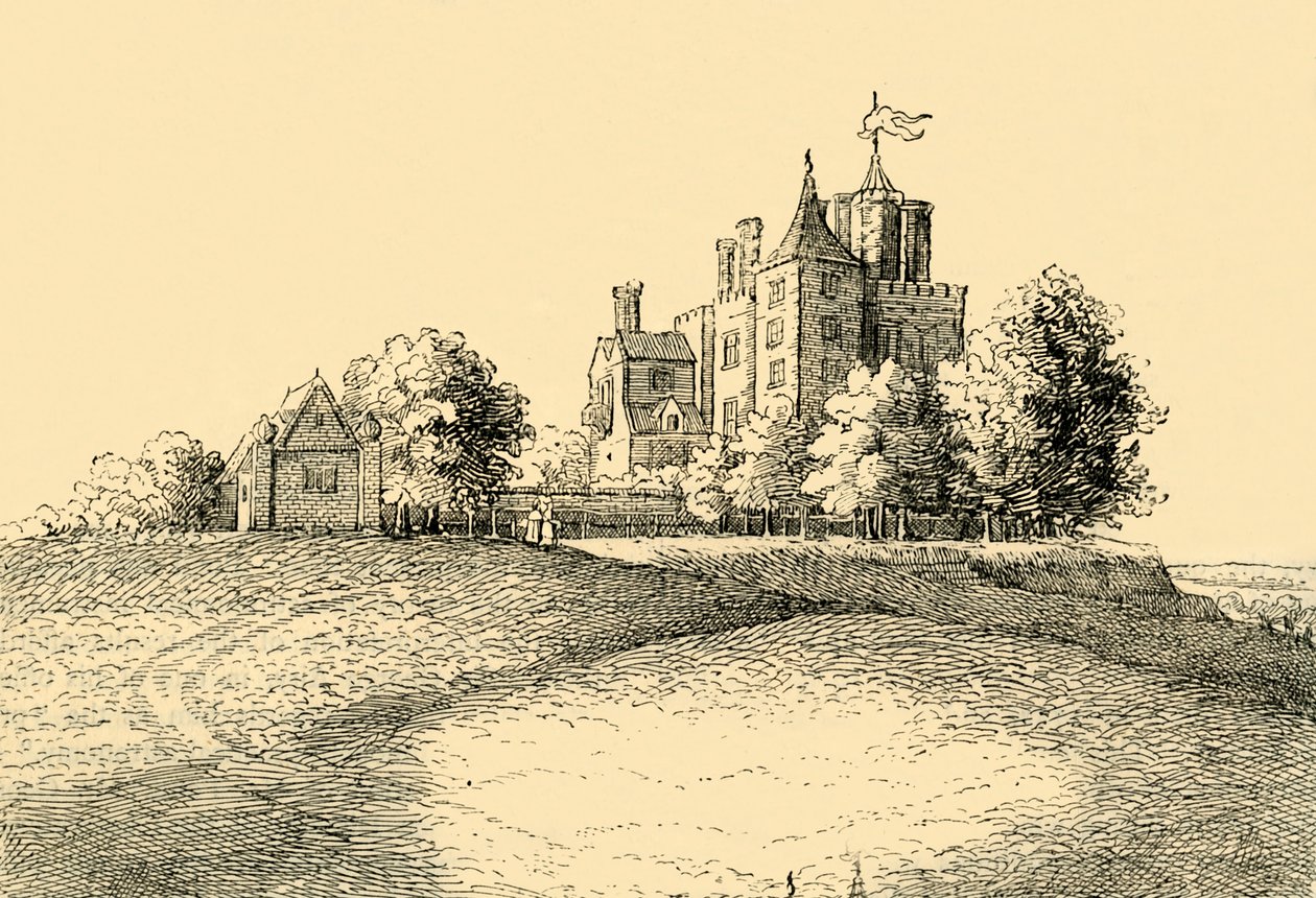 Dom Flamsteedów z Hollars Long View, c1878. autorstwa Unbekannt