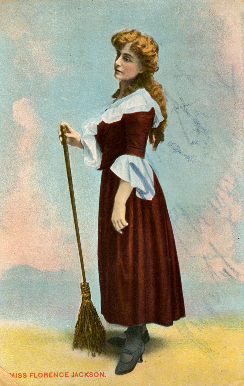 Florence Jackson, brytyjska aktorka, ok. 1908 r. autorstwa Unbekannt