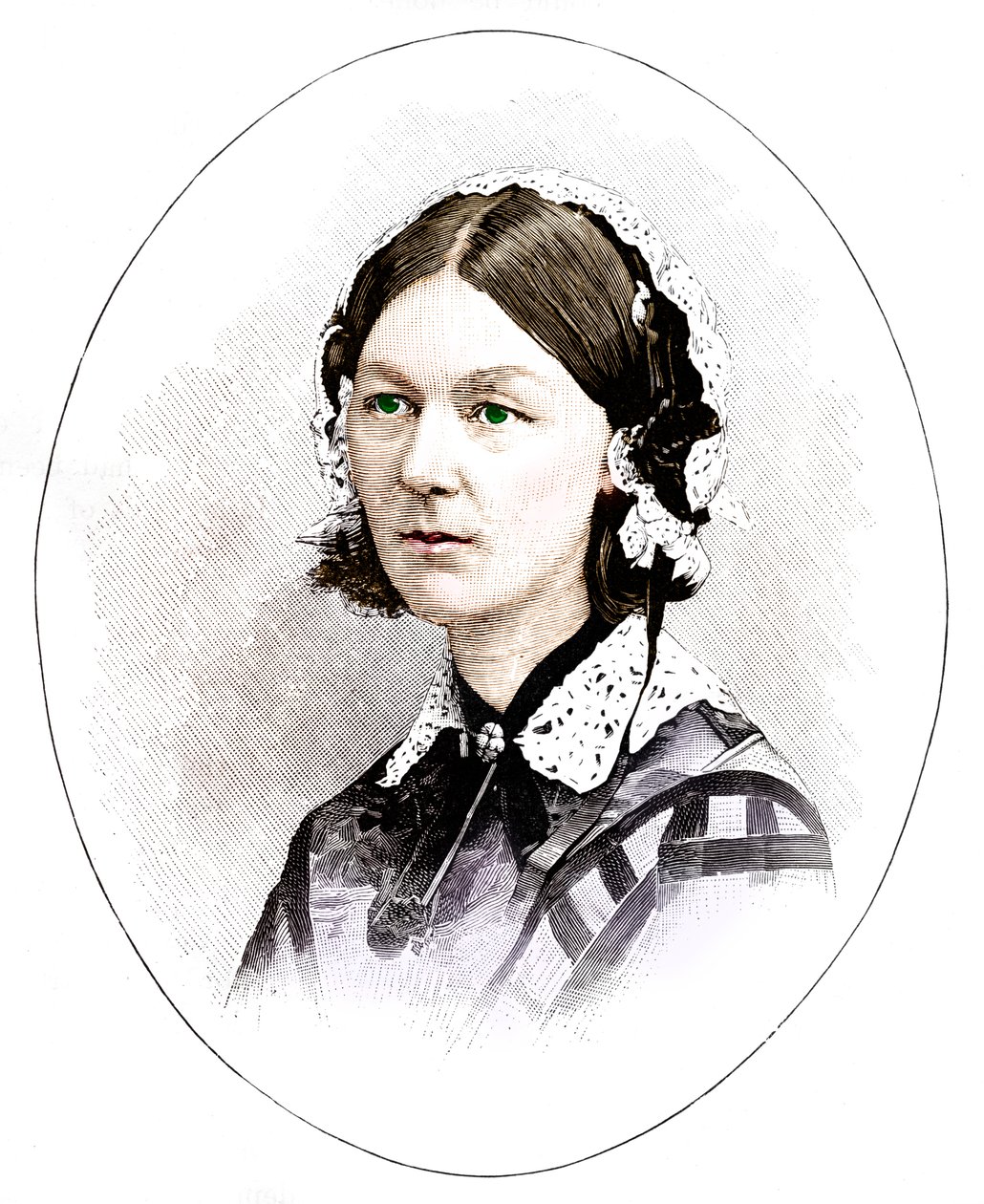 Florence Nightingale 1820-1910, brytyjska pielęgniarka autorstwa Unbekannt