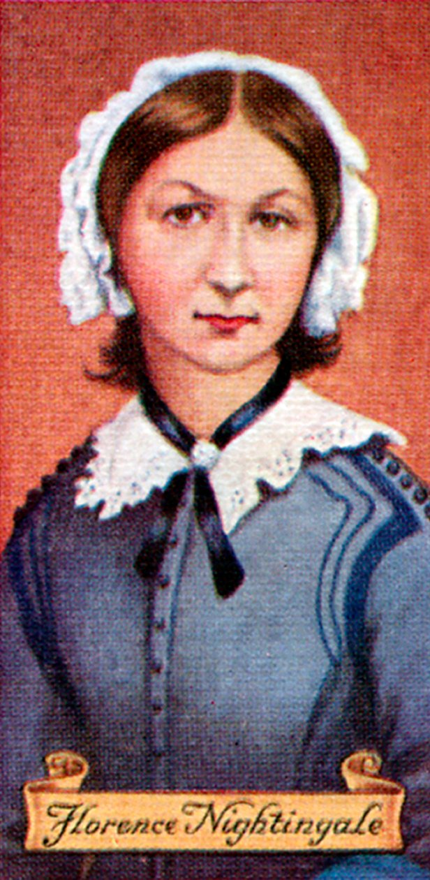 Florence Nightingale, zaczerpnięta z serii kart do papierosów, 1935 autorstwa Unbekannt
