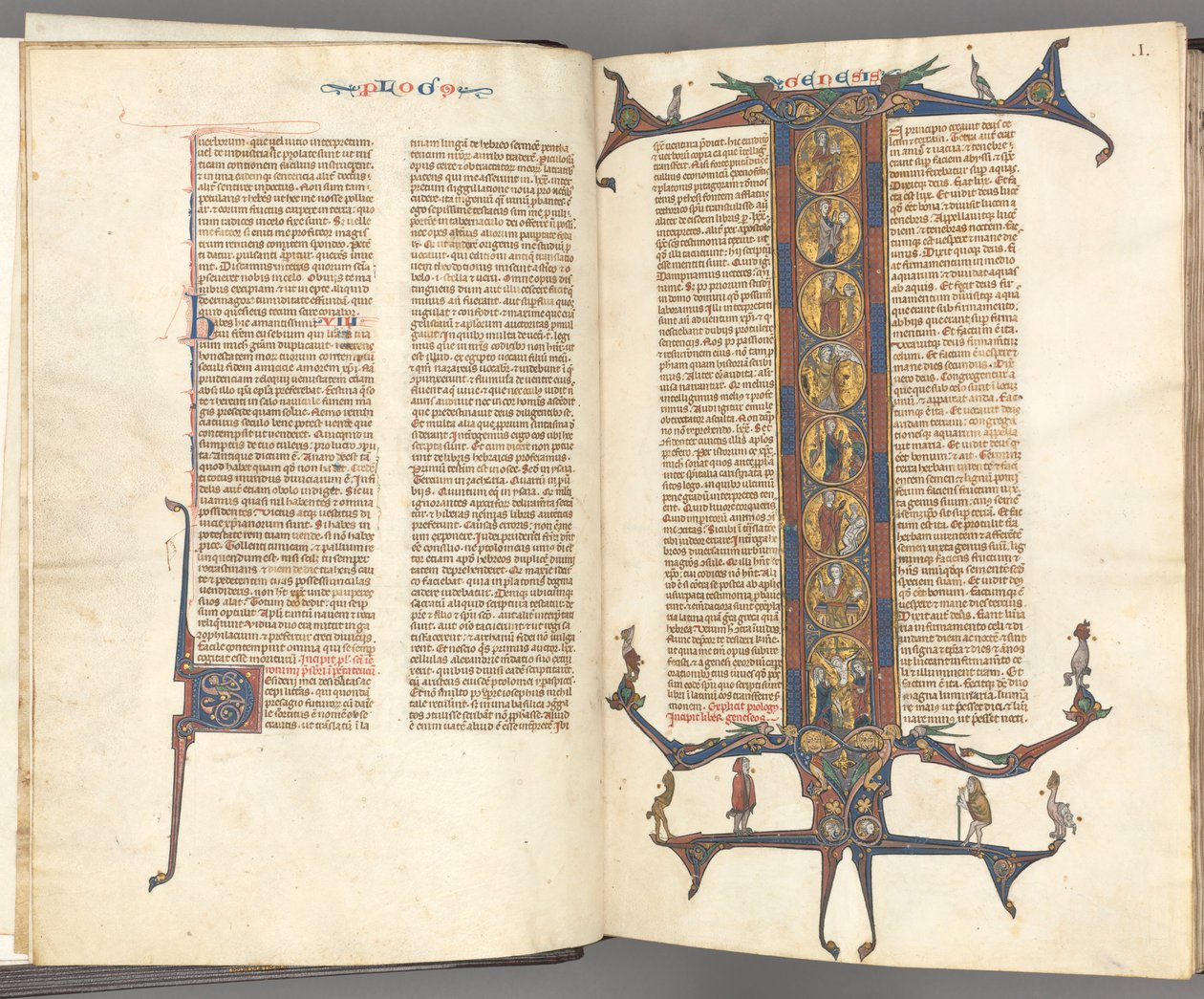 Fol. III v, Foliowany inicjał, c. 1275-1300. autorstwa Unbekannt