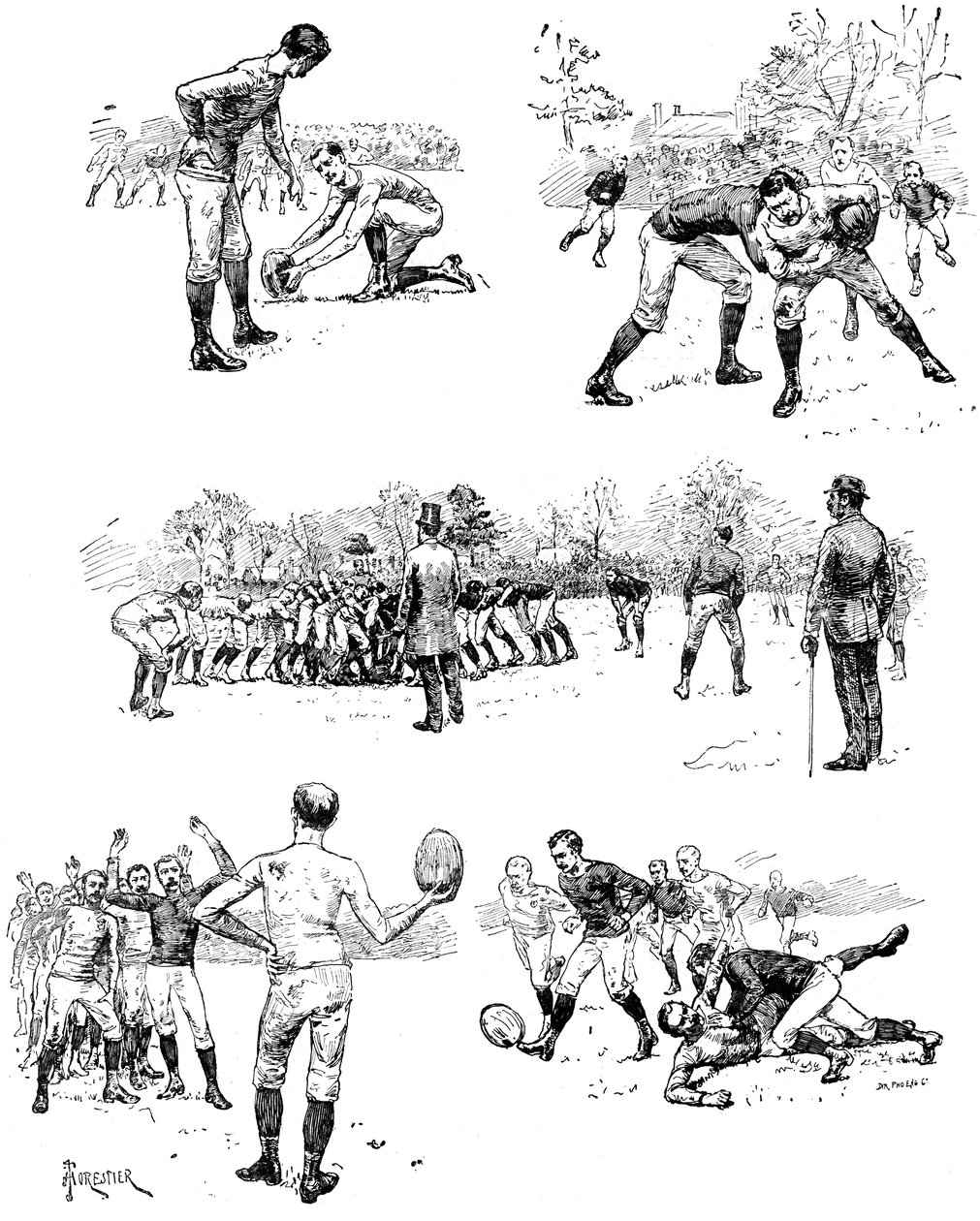 Szkice futbolowe, 1887 autorstwa Unbekannt