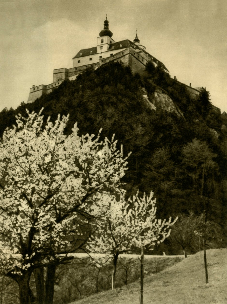 Zamek Forchtenstein, Burgenland, Austria, ok. 1935. autorstwa Unbekannt