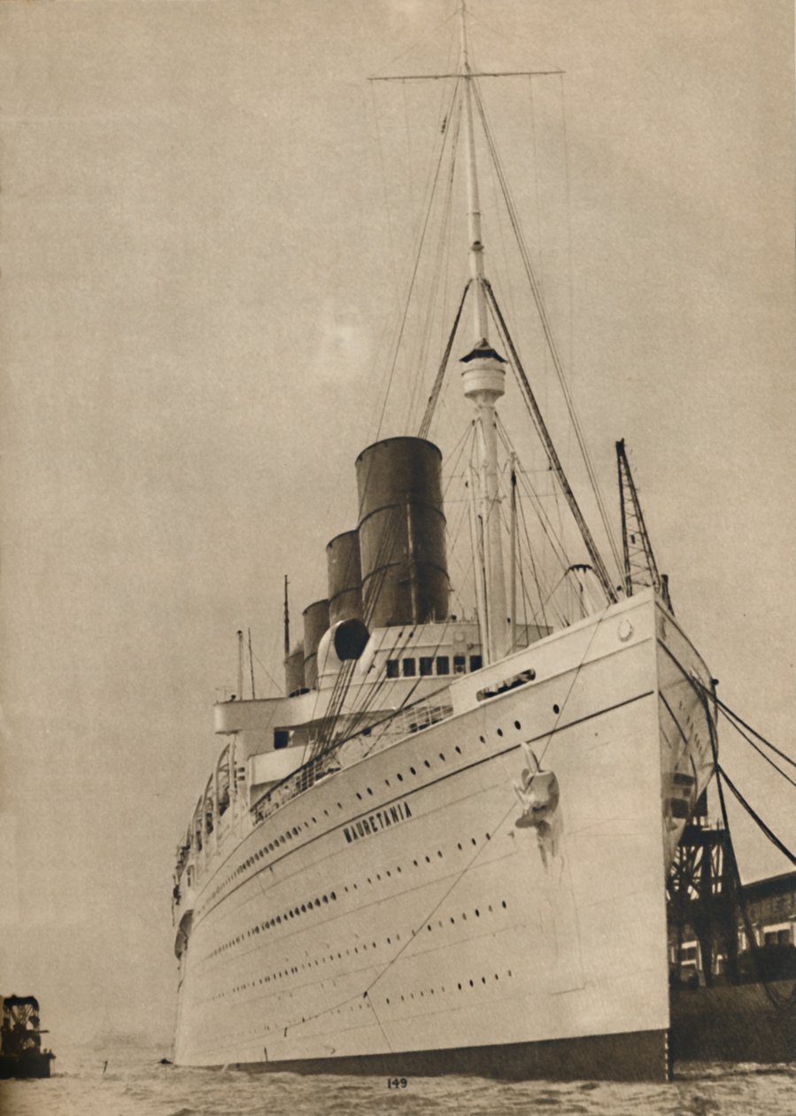 Była Królowa Oceanu, R.M.S. Mauretania Cunard White Star Line, 1936 autorstwa Unbekannt