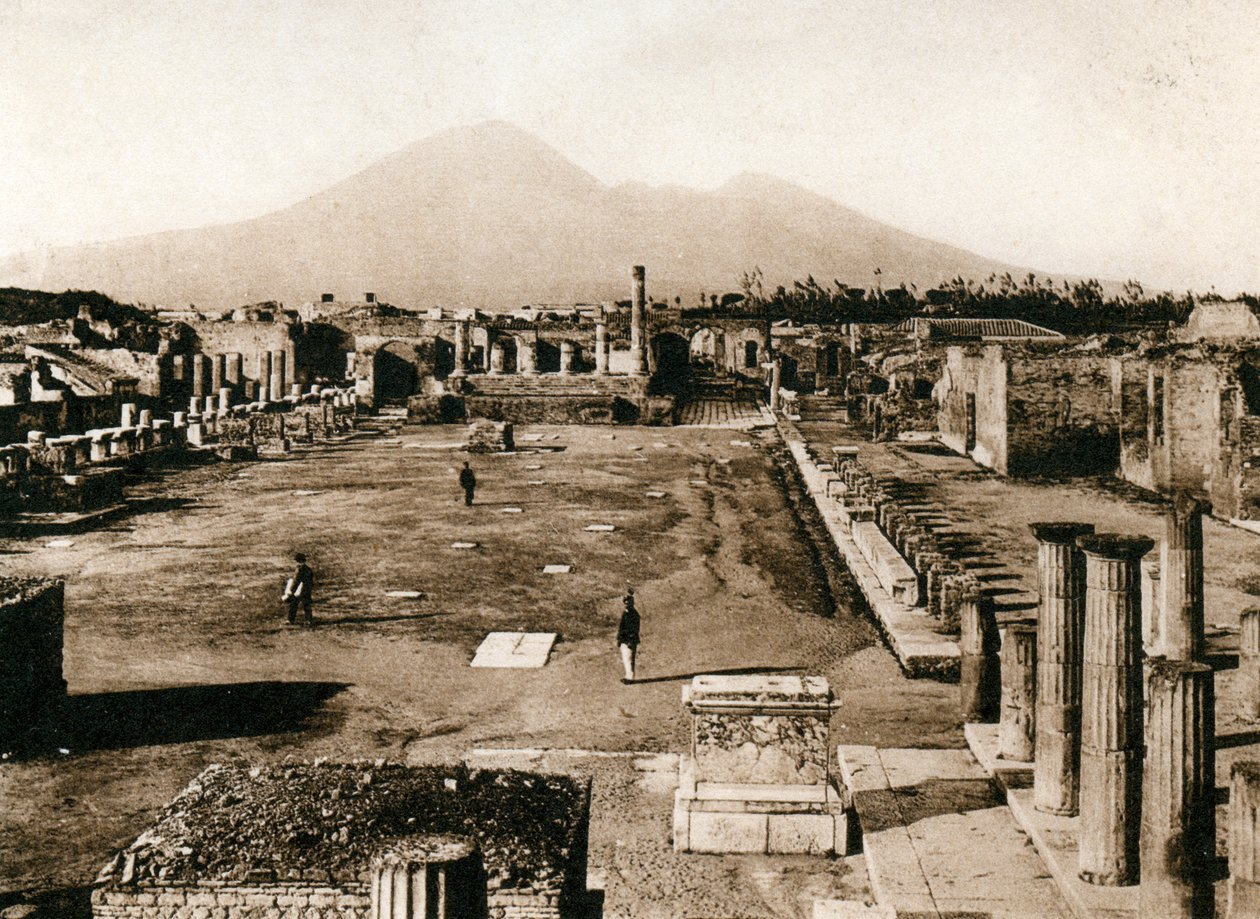 Foro civile, Pompeje, Włochy, ok. 1900 autorstwa Unbekannt