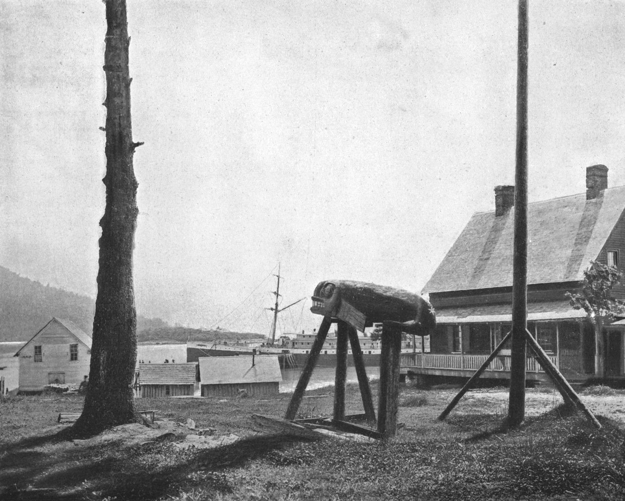 Fort Wrangla, Alaska, USA, ok. 1900. autorstwa Unbekannt