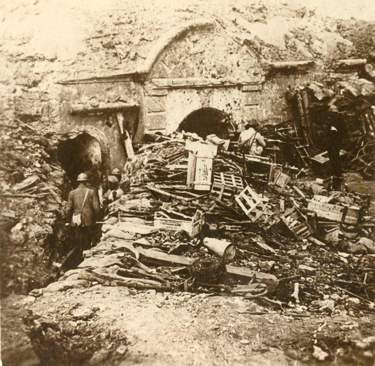 Fort Souville, Verdun, północna Francja, c1914-c1918 autorstwa Unbekannt