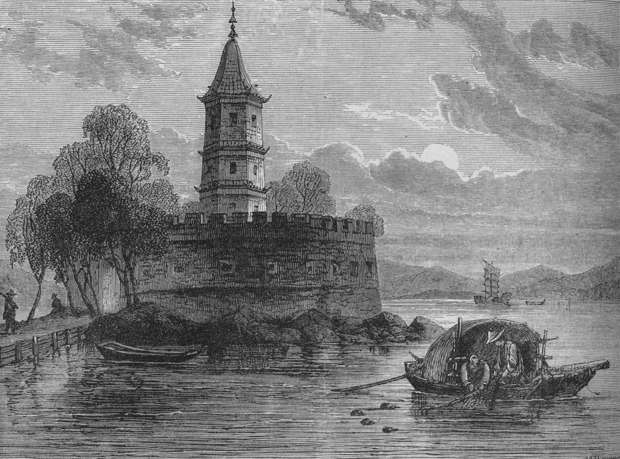 Fort na rzece Peiho, ok. 1880 autorstwa Unbekannt