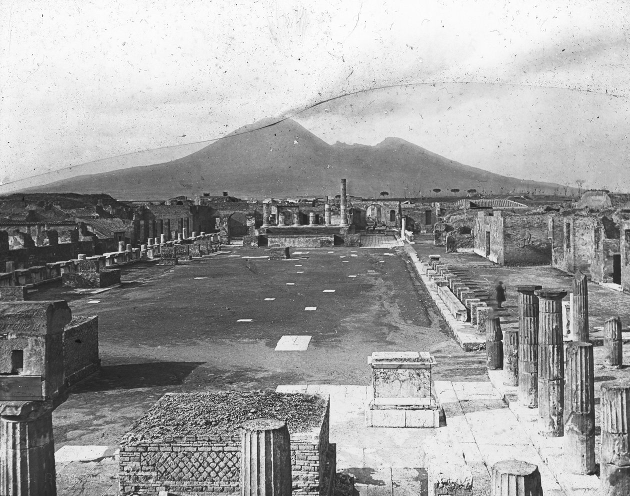 Forum, Pompeje, Włochy, koniec XIX lub początek XX wieku autorstwa Unbekannt