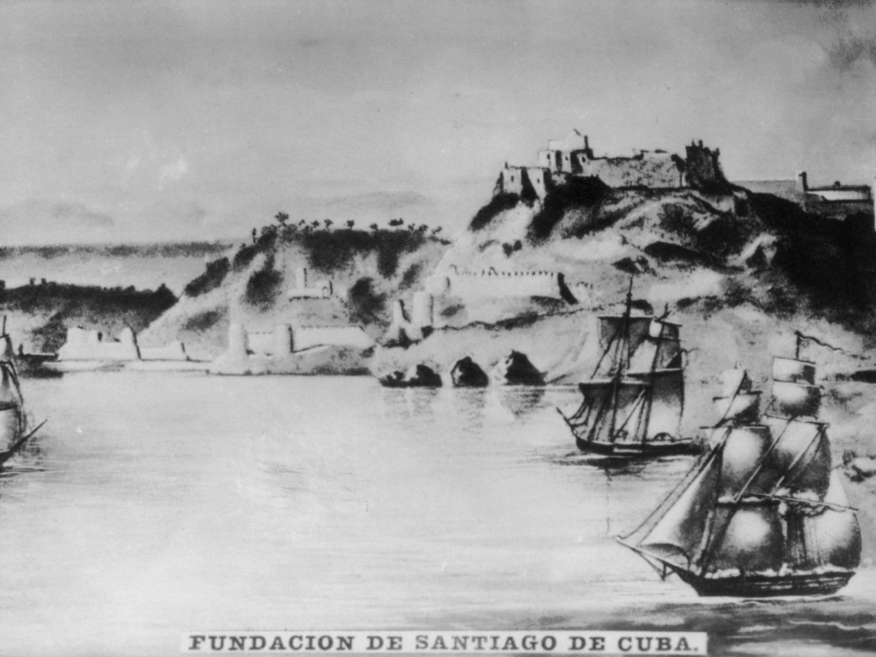 Założenie Santiago de Cuba, 1515, 1920 autorstwa Unbekannt