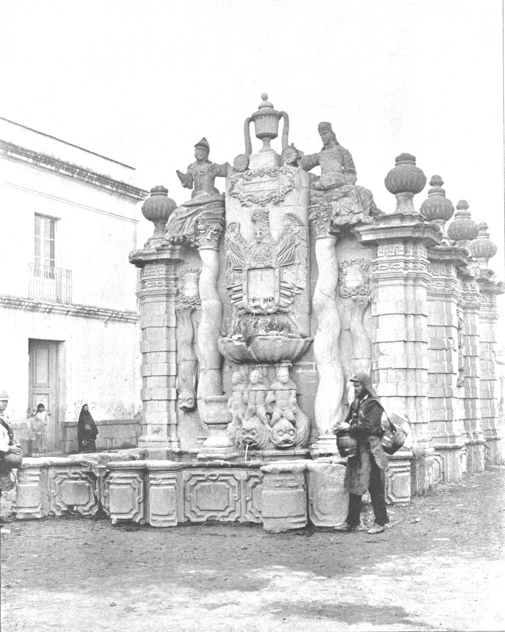 Fontanna spadających wód, Meksyk, Meksyk, ok. 1900. autorstwa Unbekannt