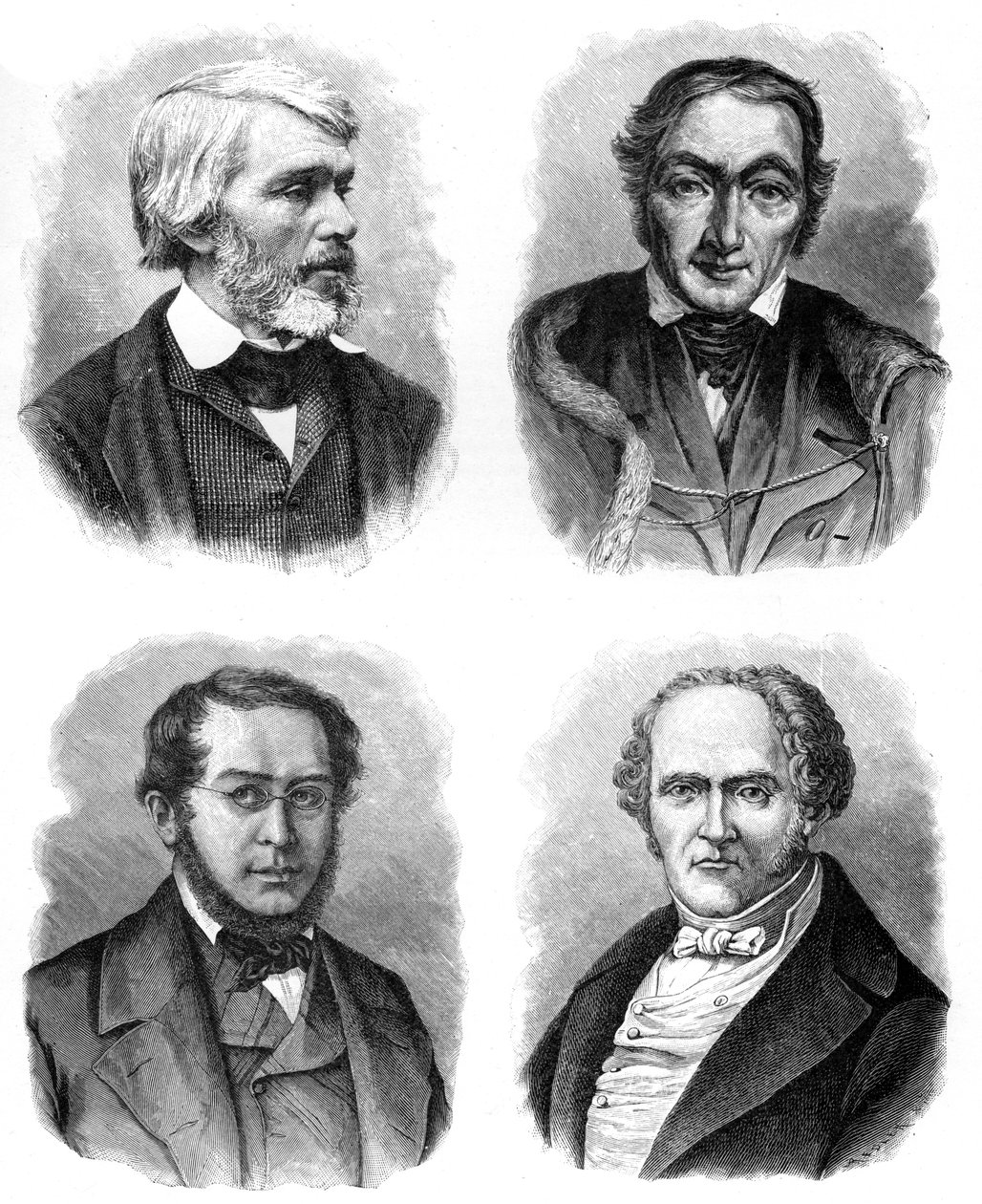 Czterech teoretyków społecznych: Carlyle, Owen, Fourier i Proudhon, 1903 autorstwa Unbekannt