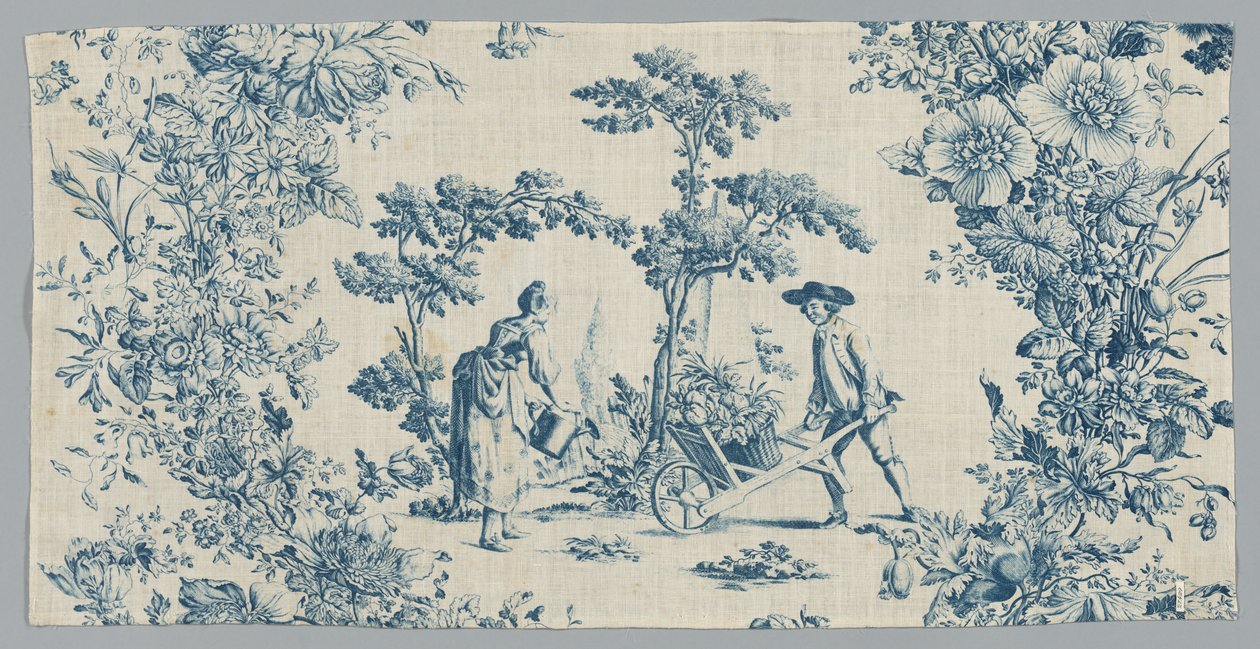 Fragment Bawełny Drukowanej, ok. 1930 r. 1785. autorstwa Unbekannt