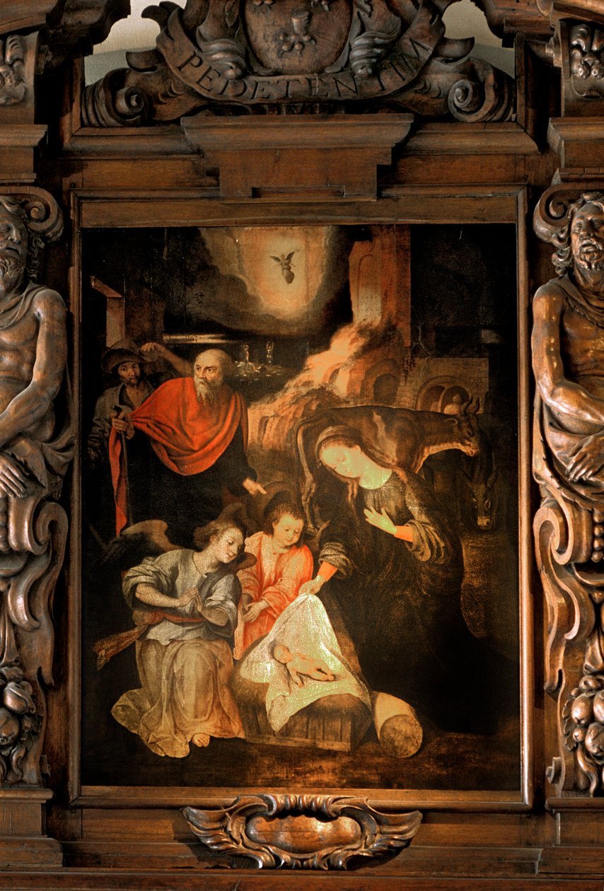 Francja - Departament Północy (F.59) - Lille - Muzeum Hospicjum Comtesse - nativite autorstwa Unbekannt