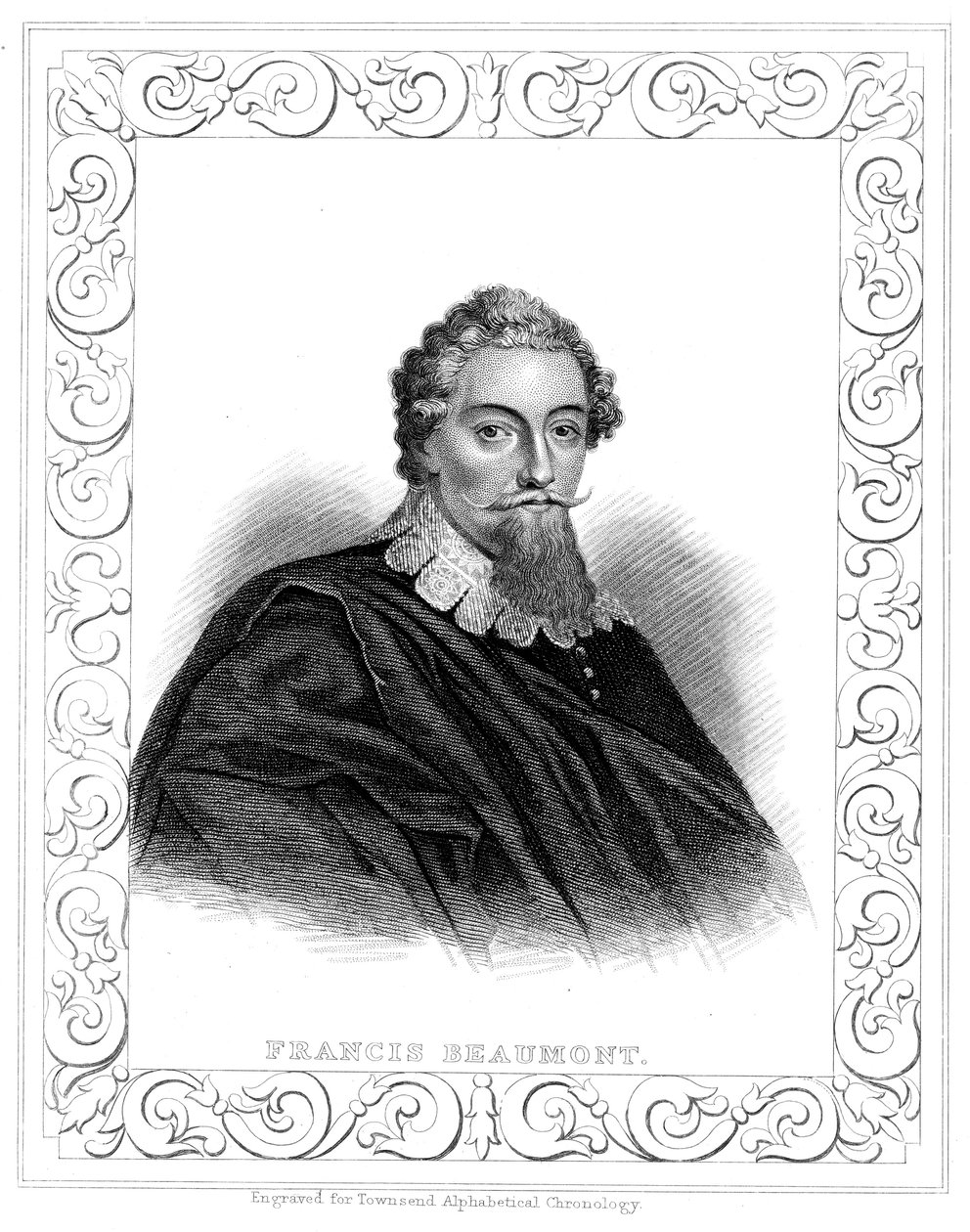 Francis Beaumont 1584-1616, angielski dramaturg i poeta autorstwa Unbekannt