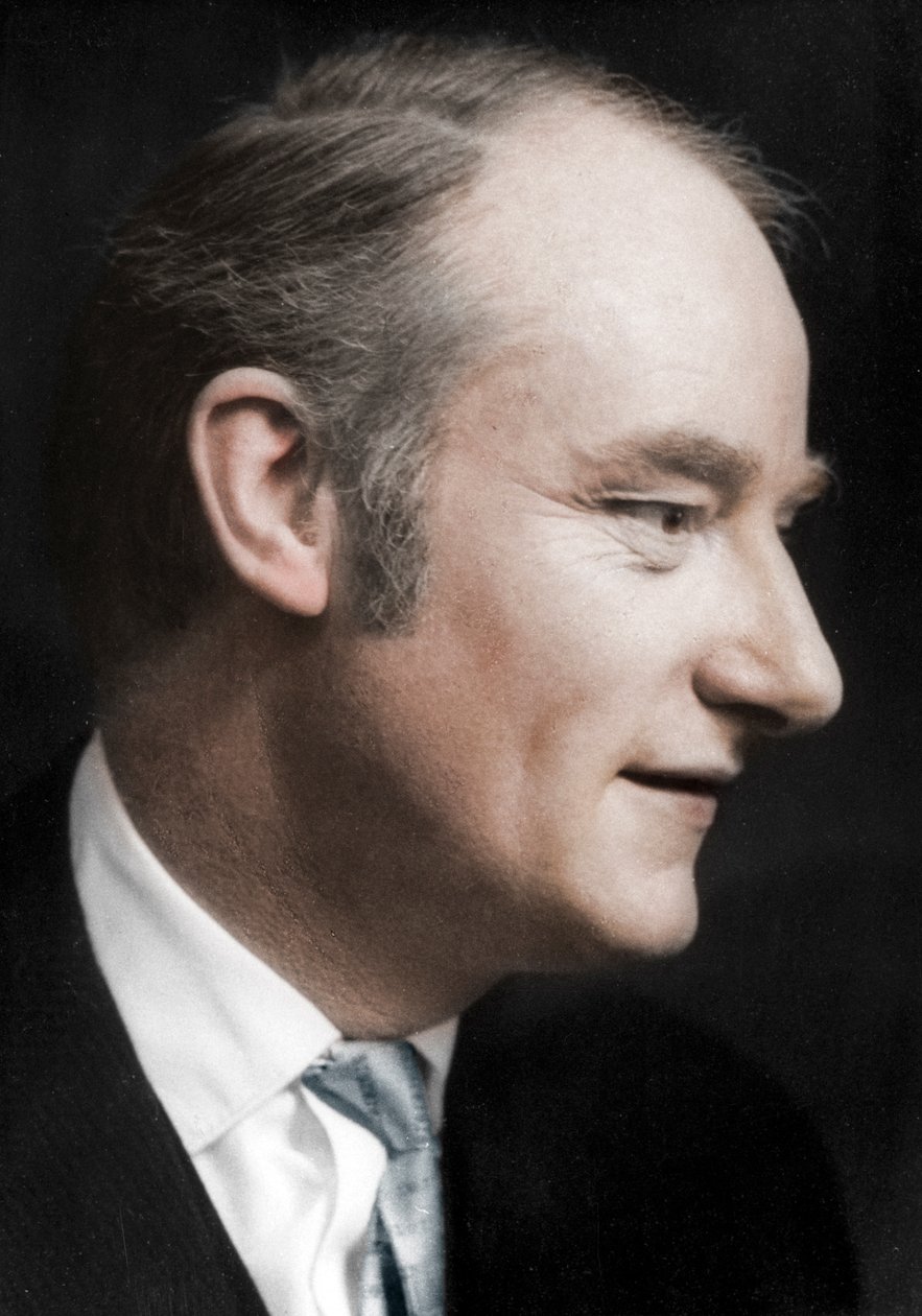 Francis Harry Compton Crick, brytyjski mikrobiolog, ok. 1962 r. autorstwa Unbekannt