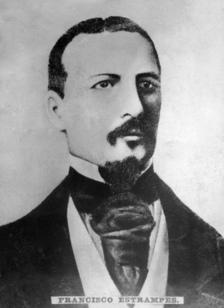 Francisco Estrampes 1827-1855, kubański nauczyciel i dziennikarz, ok. 1910 autorstwa Unbekannt