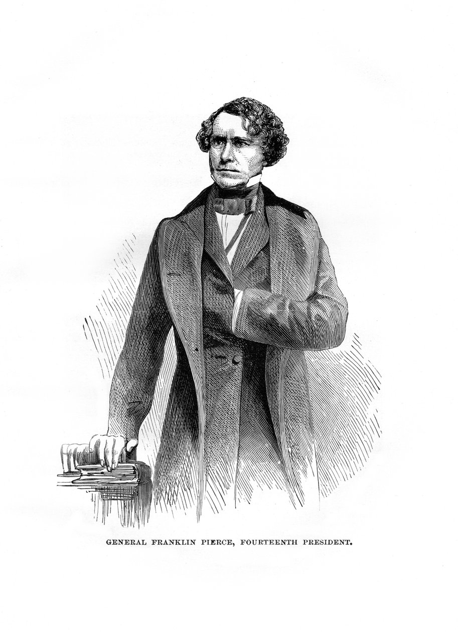 Franklin Pierce, prezydent Stanów Zjednoczonych, ok. 1850 r. autorstwa Unbekannt