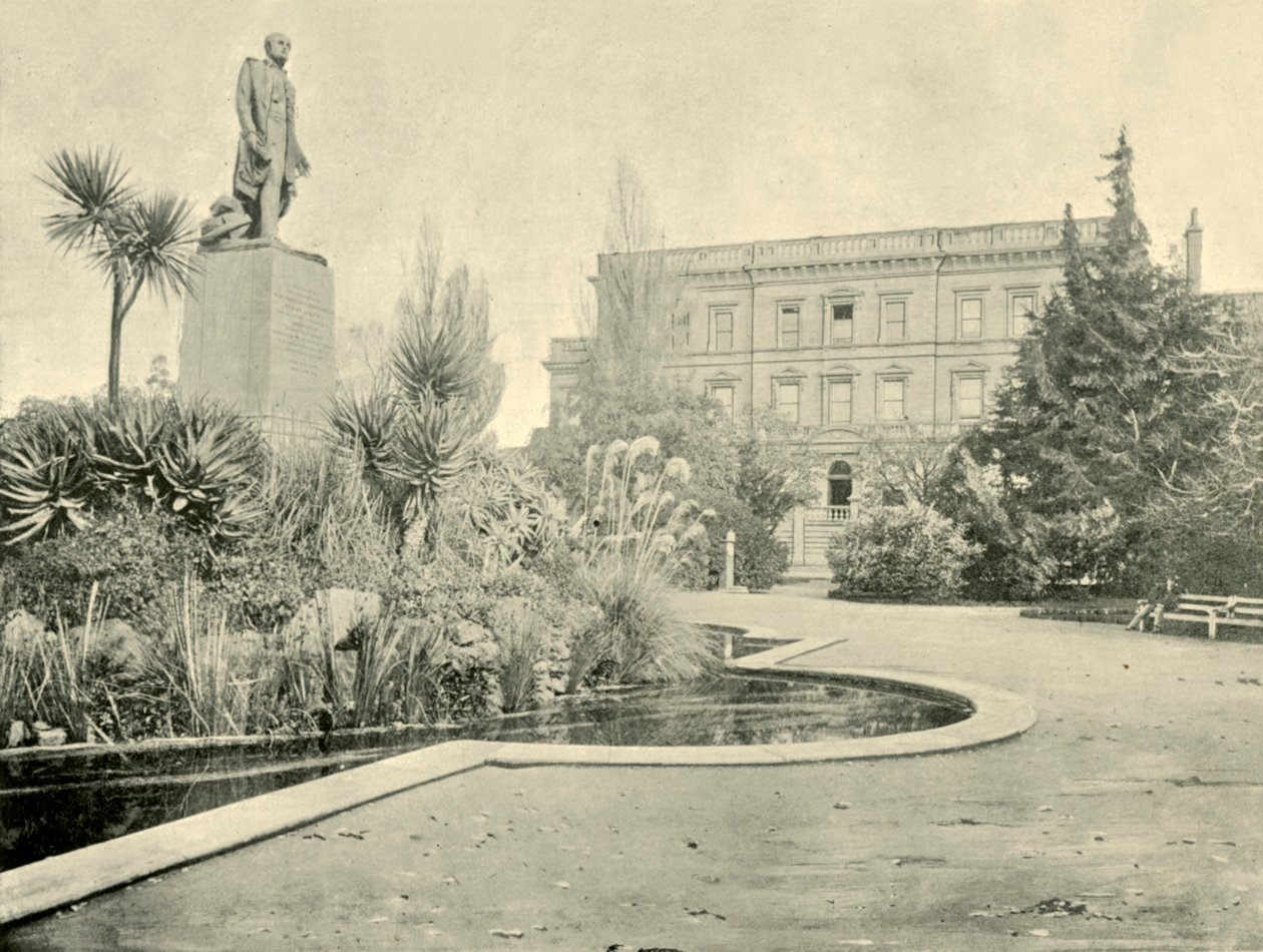 Plac Franklina, Hobart, 1901. autorstwa Unbekannt