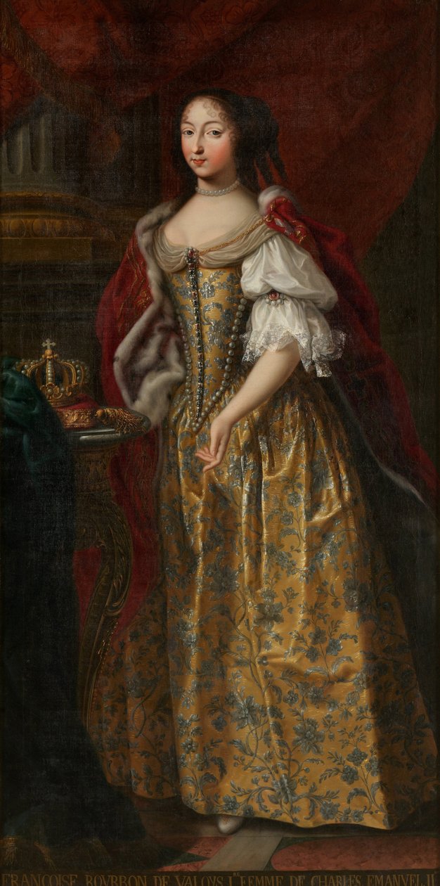 Françoise Madeleine dOrléans 1648-1664, księżna Sabaudii autorstwa Unbekannt