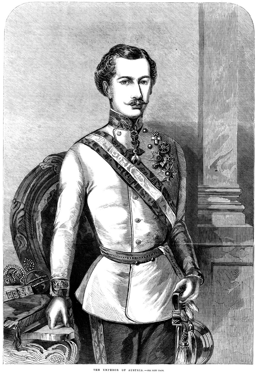 Franciszek Józef I, cesarz Austrii, 1859 autorstwa Unbekannt
