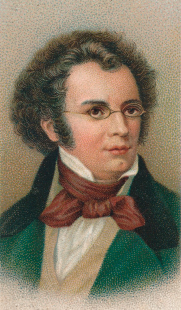 Franz Peter Schubert 1797-1828, kompozytor austriacki, 1911 autorstwa Unbekannt
