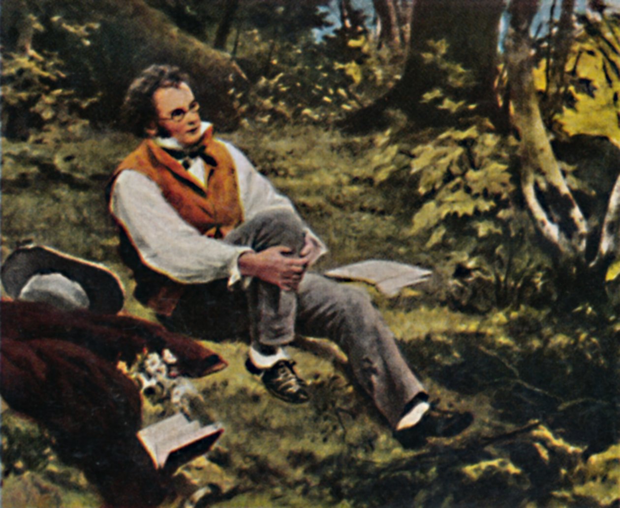 Franza Schuberta 1797-1828. - Obraz J. Schmida, 1934. autorstwa Unbekannt