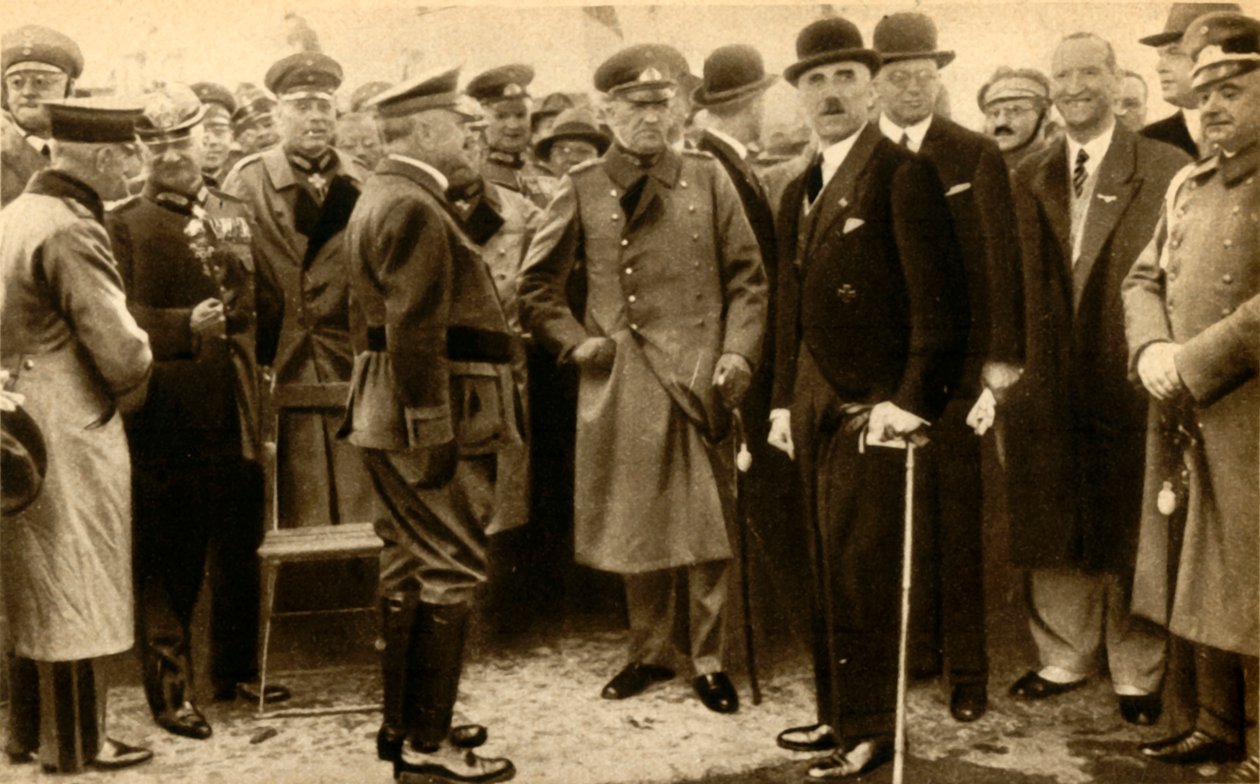 Franz von Papen i Kurt von Schleicher, 1932, 1933. autorstwa Unbekannt