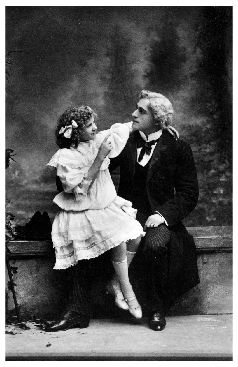 Fred D Daviss i Flossie Hale Daviss, aktorzy, c1890-1919 autorstwa Unbekannt