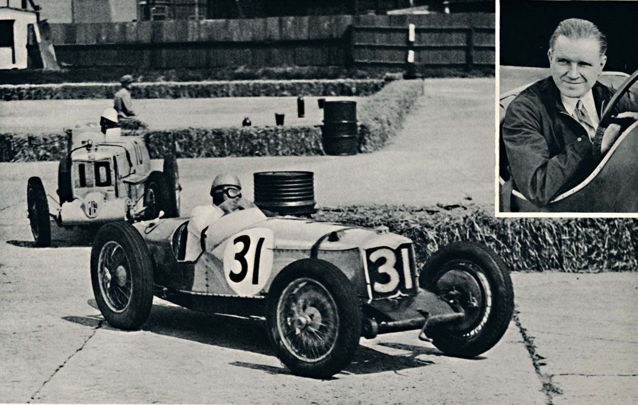 Freddie Dixon Riley w Brooklands, 1937 autorstwa Unbekannt