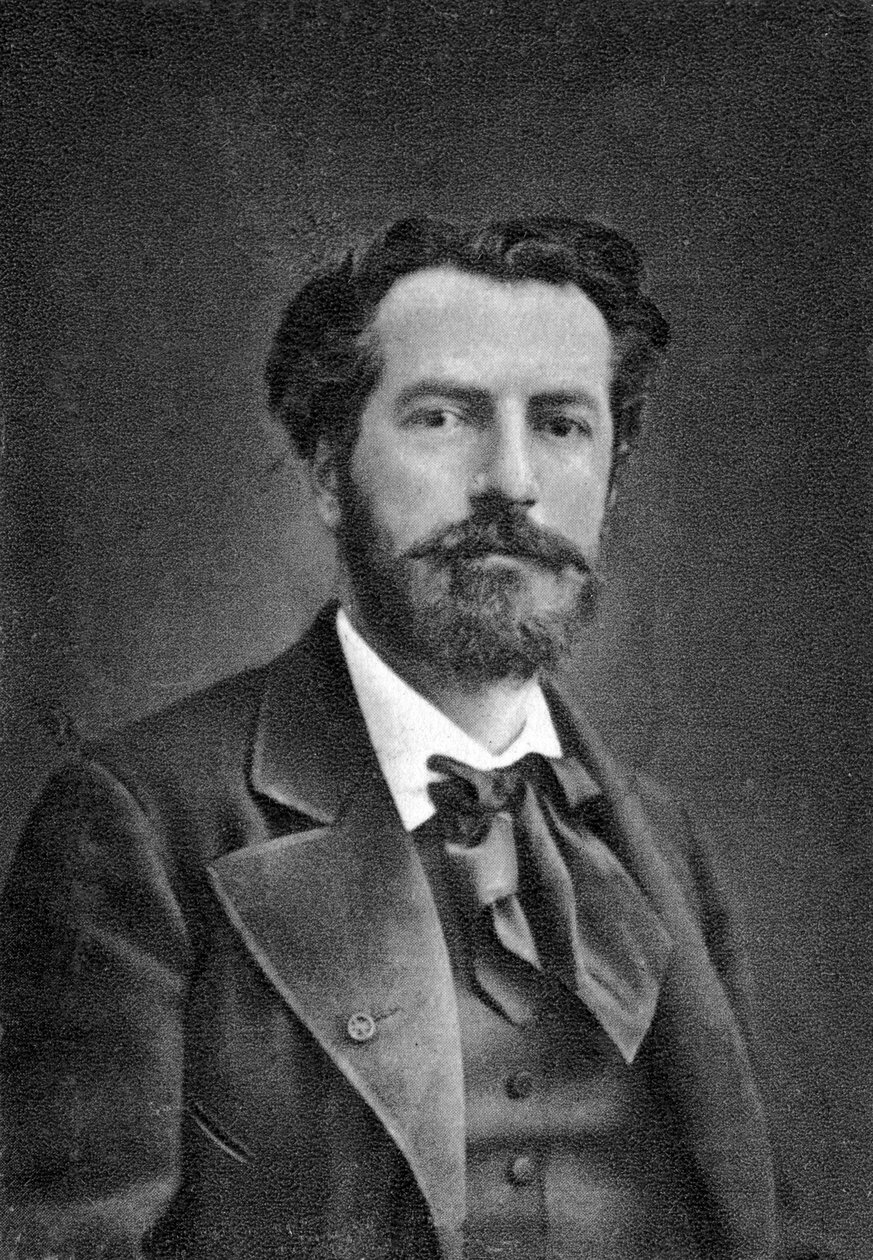 Fryderyk Bartholdi, francuski rzeźbiarz, 1880 autorstwa Unbekannt
