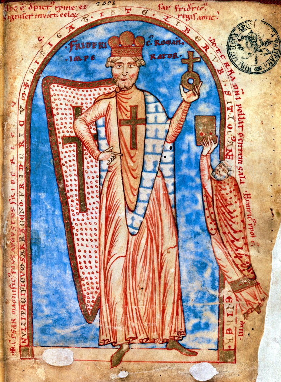 Fryderyk I, Barbarossa, XII w. Cesarz Rzymski, XIII w. autorstwa Unbekannt
