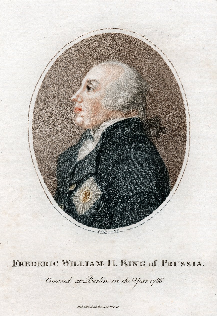 Fryderyk Wilhelm II, król pruski, 1786-1797 c1810 autorstwa Unbekannt