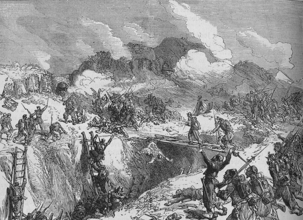 Francuski atak na Malakhoff, c1880 autorstwa Unbekannt
